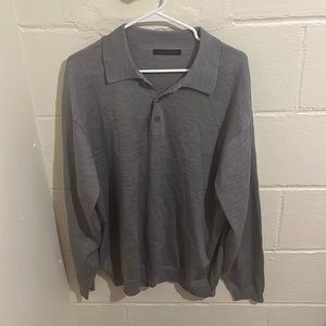 Men’s Grey Pullover Sweater